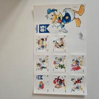 francobolli paperino 85 years disney