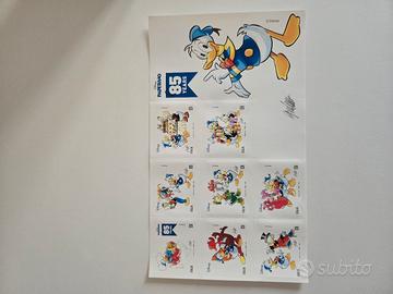 francobolli paperino 85 years disney