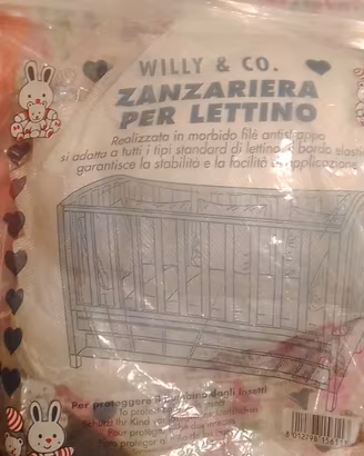 zanzariera per lettino
