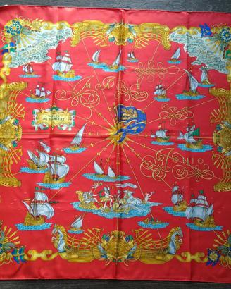 Foulard Hermès 'Voiles de Lumiere'