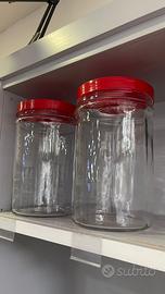 Contenitore Alimenti Vaso Ortes Tappo Rosso