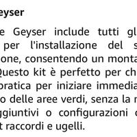 Molto comodo per piccolo giardino max 100 mq