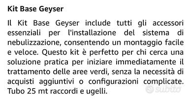 Molto comodo per piccolo giardino max 100 mq