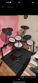 Roland td17 kvx +2 aste +2piatti tutto Roland 
