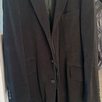 Cappotto velluto nero uomo