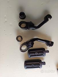 Pedane poggiapiedi per paramotore 32mm Harley D.