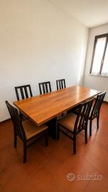 Cucina legno e marmo già smontata