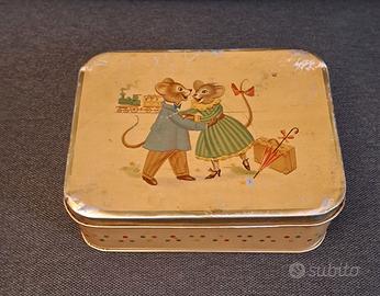 Scatola di latta vintage marca Sica.