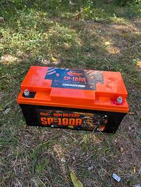 batteria SP AUDIO  100ah AGM