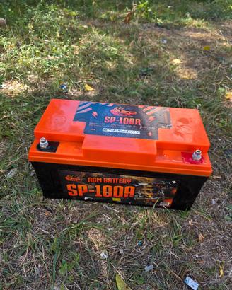 batteria SP AUDIO  100ah AGM