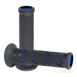 Manopole ProGrip 718-OE SuperBike Gel nero blu