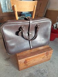 Valigia cuoio vintage