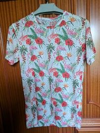 T-shirt maglietta fenicotteri flamingo