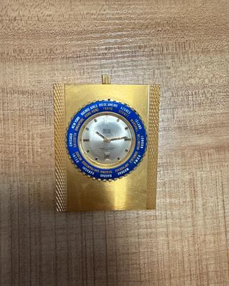 Orologio da tavolo vintage melux world time