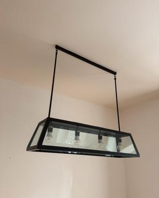 Lampadario a sospensione stile industrial/vintage