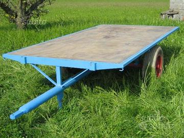 Rimorchio agricolo a 2 ruote