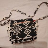 borsa tracolla in tela 