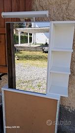Mobiletto specchiera per bagno