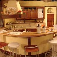 Cucina in muratura rustica artigianale