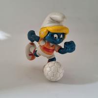 Puffo Calciatore 1983 Vintage Schleich - RARO 