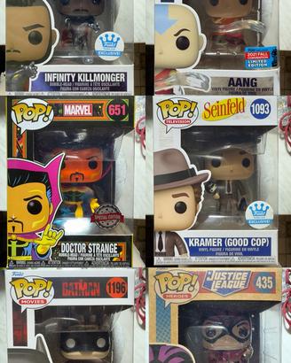 Funko pop 6 pezzi