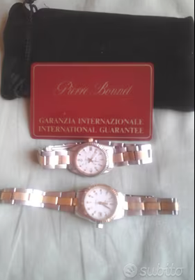 orologio polso vintage donna Pierre Bonnet