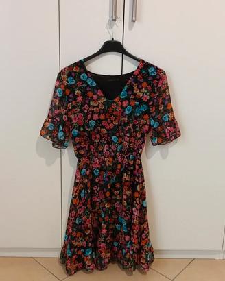 Vestito corto vivace Nuna Lie a fiori - Taglia S 