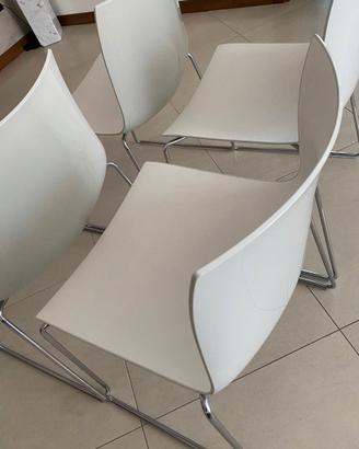 Lotto 4 Sedie Arper Catifa 46 bi-color grigio