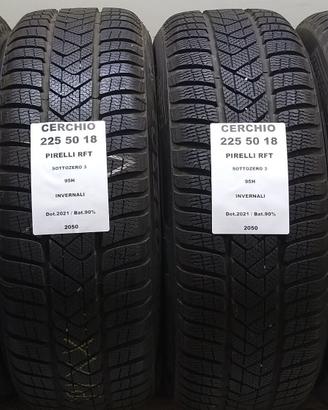 4 GOMME E CERCHI BMW 225 50 18 PIRELLI RFT A2050