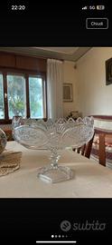 Centrotavola in vetro pezzo vintage