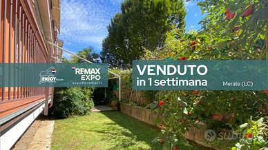 TRILOCALE CON GIARDINO A MERATE