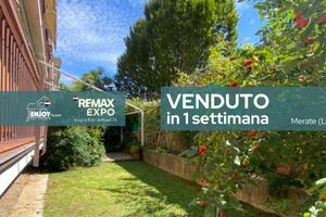 TRILOCALE CON GIARDINO A MERATE