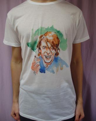FABRIZIO DE ANDRÉ cantante MAGLIA T-SHIRT