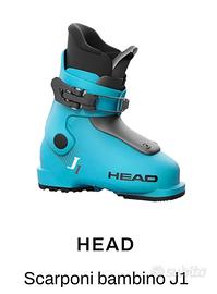 Scarponi sci head bambino + bastoni leki