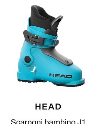 Scarponi sci head bambino + bastoni leki