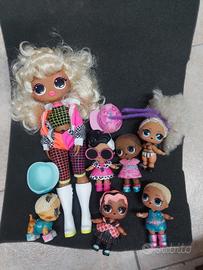  lotto 5 lol,camper,2 valigie lol surprise