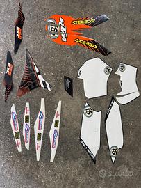 Adesivi ktm exc - exc f - sx dal 2012 al 2016