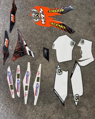 Adesivi ktm exc - exc f - sx dal 2012 al 2016