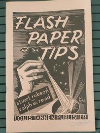 Flash paper tips