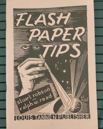 Flash paper tips
