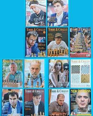 LOTTO 13 Riviste Scacchi: Torre & Cavallo / Chess