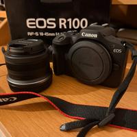 CANON EOS R100 + RF-S 18-45mm - pari al nuovo
