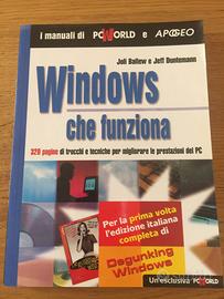 Windows che funziona manuali di Pc Word e Apogeo l