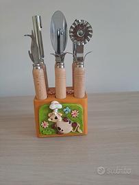 Porta utensili mucca Alice vitale, Paolo chiari