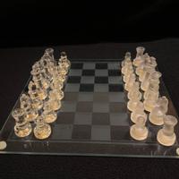 Scacchi da tavolo di vetro (Contrattabile)