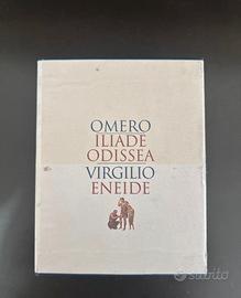 Set 3 Libri: Omero Iliade, Odissea, Virgilio Eneid