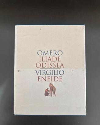 Set 3 Libri: Omero Iliade, Odissea, Virgilio Eneid