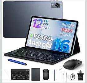 Tablet Android 16 P12 (2026) 12" 2.4K 120Hz - 48GB