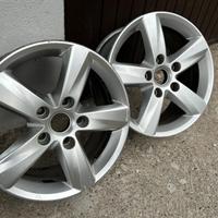 Cerchi in lega R17 originali vw 5x130