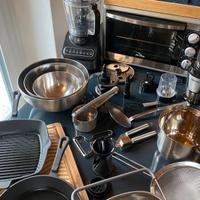 Kit cucina completo: Ninja, Ariete, ghisa e più